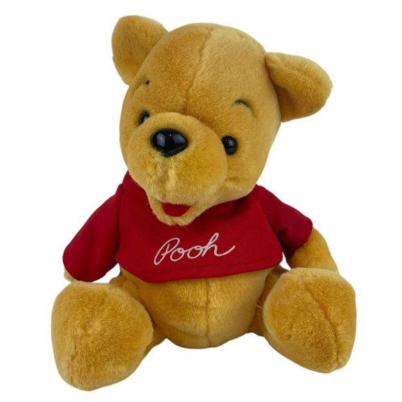 Vtg Disneyland Disney World Winnie The Pooh Hand Puppet 10" Plush Stuffed Toy - Picture 1 of 7
